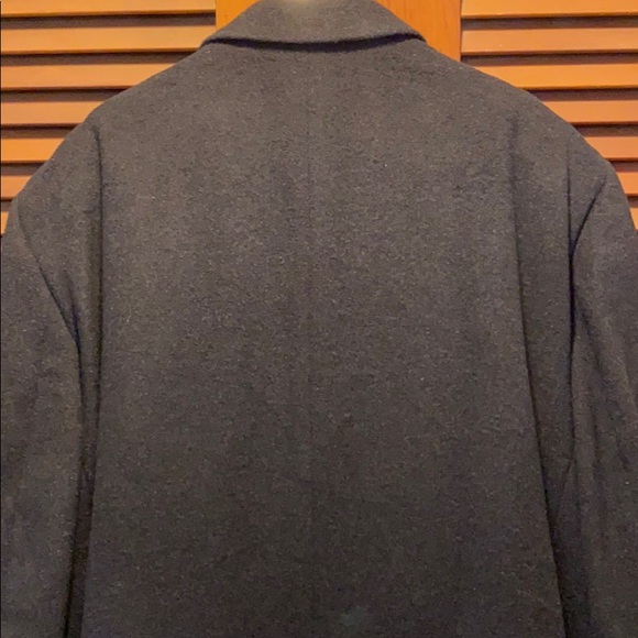 diSilver Cashmere Blend Extra Long Domino Overcoat, New with Tags - Picture 9 of 15